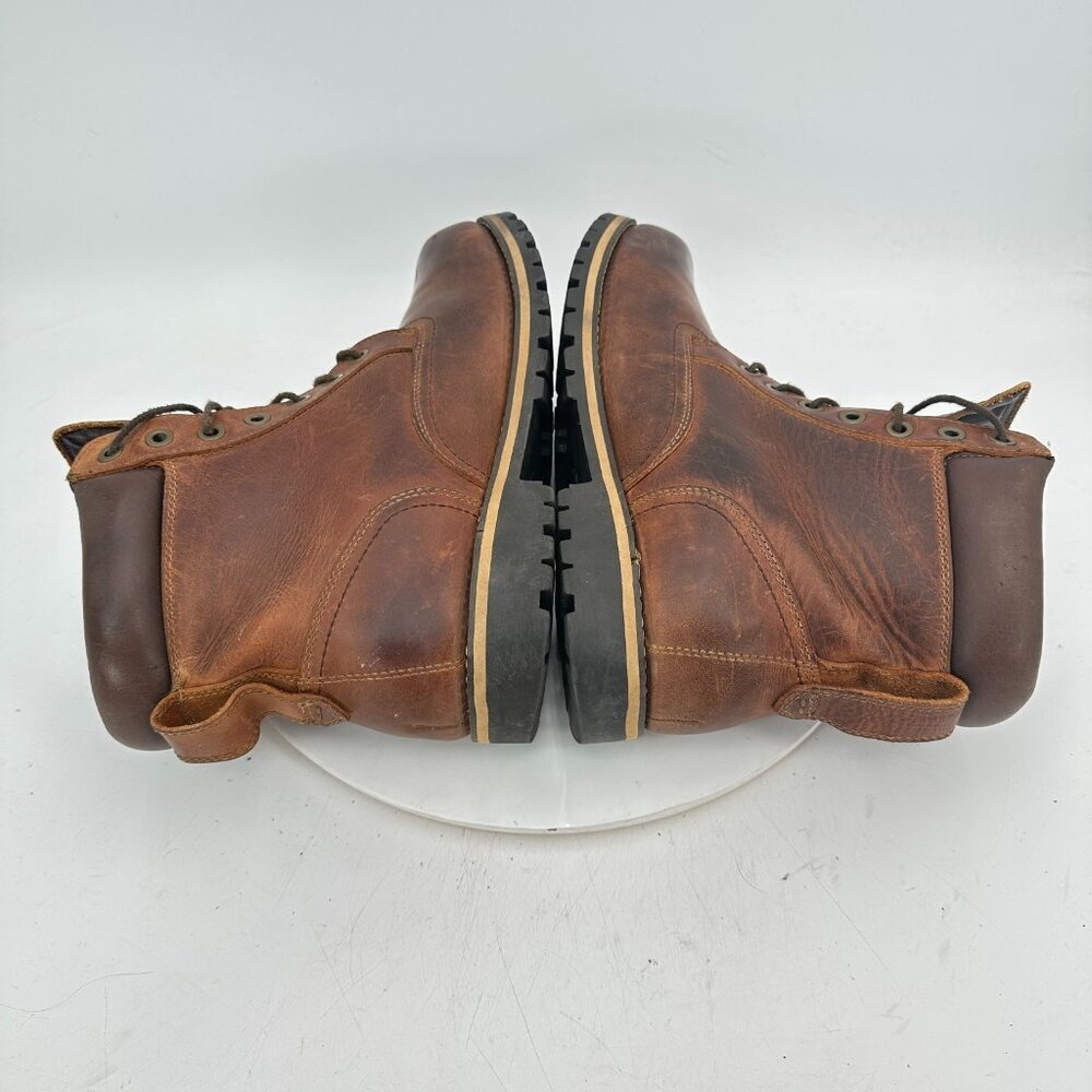 Timberland Rugged 6-Inch Men Size 11 74134 Brown Grain Leather Waterproof Boot - Picture 6 of 13